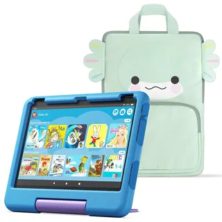 Fire HD 10 Kids-Tablet (Neueste Generation), für Kinder ab dem Vorschulalter | Mit 10-Zoll-Display, Kindersicherung und 2 Jahren Sorglos-Garantie | 32 GB +Tragetasche für Amazon Kids-Tablets