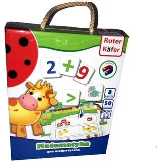 Magnetisches Mathespiel für Kinder - Karten und Puzzle mit Kompassrose-Thema