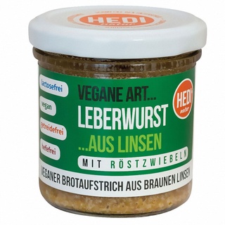 Hedi Vegane Art Bio Leberwurst mit Röstzwiebeln 140 g