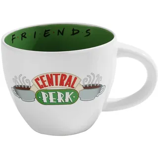 Friends Cappuccino Tasse in Geschenkbox (Central Perk Design) Kaffeetasse - Offizielles Lizenzprodukt