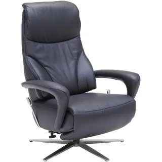 Dieter Knoll Relaxsessel , Schwarz , Metall , Echtleder , 75x106x88 cm , Fußauswahl, Lederauswahl, Stoffauswahl , Wohnzimmer, Sessel, Ledersessel