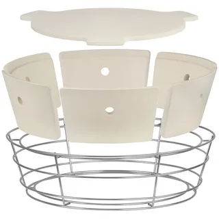 BBQ-Toro Räucherbox Ø 57 cm Edelstahl silber