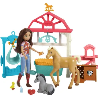 Mattel Luckys Tierbaby-Pflegestation mit Pony & Fohlen