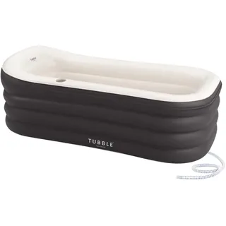 Tubble® Royale Badewanne Aufblasbar Black Onyx 255 Liter - Faltbare Badewanne für Erwachsene bis 188 cm, Aufbau in 1min, Für Indoor und Outdoor, Home Spa & Eisbad