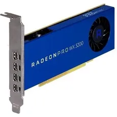 Dell AMD Radeon Pro WX3200 4GB 4 mDP FH Precision 3630 3930 xx20 KIT (4 GB), Grafikkarte