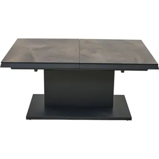 Siena Garden Gartentisch Talina Rechteckig ausziehbar HPL Titan 90 cm x 140 cm