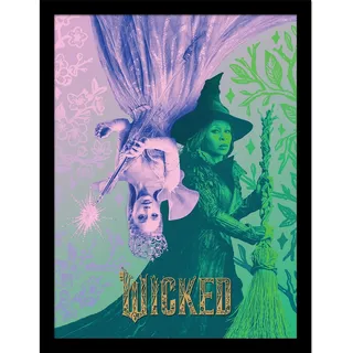 Pyramid International Offizieller Wicked 2 Sammlerdruck – (For Good) | Premium dekorative Kunst für Theaterliebhaber & Sammler | 30 cm x 40 cm gerahmtes Poster