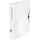 Qualitäts-Ordner 180° Active WOW, A4, Schmal, Abgerundeter Rücken, 6,5 cm breit, Gummibandverschluss, Leichtes Polyfoam, Plastik-Ordner, WOW Serie, Weiß,