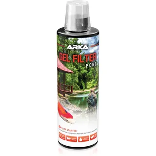 Arka Pond Gel Filter - 473 ml - Sofortige Verbesserung der biologischen Aktivität für Teichfilter und Filtermedien, für EIN gesundes Teichleben.