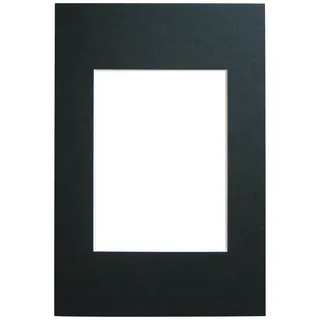 walther design Passepartouts schwarz für Rahmenformat: 30 x 40 cm, Bildformat: 20 x 30 cm Passepartouts PA041B