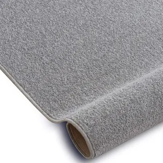 RugsX Eton Teppichboden 150 x 400 cm Grau/Silber