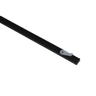 GARDINIA Vorhangschienen-Set Lucy 1-läufig schwarz-matt 160 cm