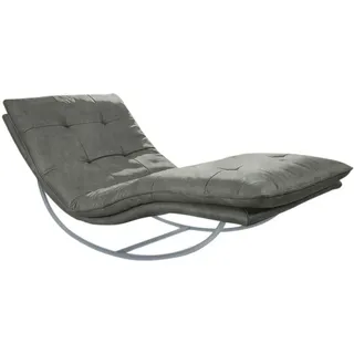 W.Schillig Relaxliege daily dreams Polyester 95 x 85 x 169 cm grau mit Kissen
