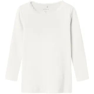 NAME IT Mädchen, Nmfkab Ls Top Noos, cloud dancer, 92,