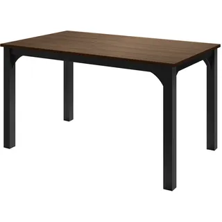 Mirjan24 Focus 140 x 76 x 80 cm Schwarz/Nussbaum