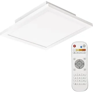 EMOS LED Deckenleuchte 20W dimmbar mit Fernbedienung, einstellbare Helligkeit 140-1400 lm und Lichtfarbe 2700-6000 K für Wohnzimmer, Kinderzimmer, Schlafzimmer, Flur, Büro