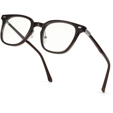 SIPHEW Unisex Blaulichtfilter Brille Computerbrille zum Blockieren von UV-Kopfschmerz Blaulicht ohne sehstärke Gaming Brille