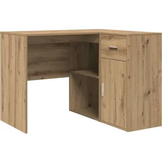 vidaXL Eckschreibtisch Artisan-Eiche 102 x 50 x 75 cm Holzwerkstoff - Braun