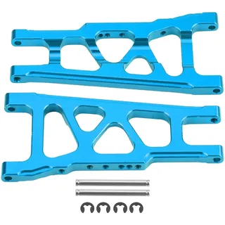 Aluminiumlegierung Aufhängungsarme - Front- und Heckarme in Blau für Traxxas Slash 1/10 RC Auto, perfekt für verbesserten Halt und Stabilität