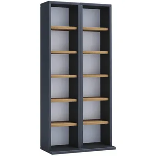 VCM Mid.you Cd-Regal Standregal 42 x 20 x 91,8 cm Anthrazit