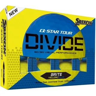 Srixon Q-Star Divide Golfbälle yellow/blue