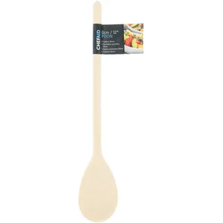 Chef Aid Holzkochlöffel 30 cm – Schonend für Antihaftpfannen – Aus nachhaltig gewonnenem Holz – Klassischer Kochlöffel für Kochen & Backen