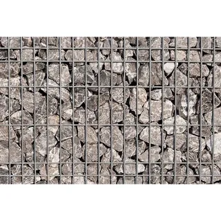 Scherf Fertig-Gabione Marmorbruch Grau-Weiß 50 cm x 50 cm x 50 cm