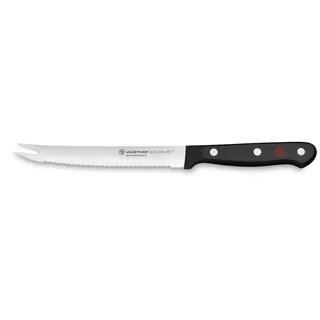 WÜSTHOF Gourmet Tomatenmesser 14 cm, Schwarz,silber
