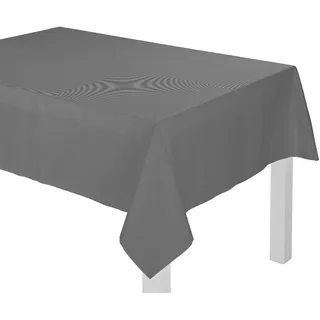 Tischdecke ADAM "Uni Collection Light" Gr. 3, schwarz, B:130cm L:190cm, Bio-Baumwolle, Tischdecken, Tischdecke, aus 100% Bio-Baumwolle