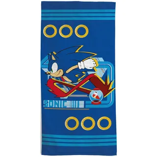 Hermet Sonic Strandtuch aus Frottee, 100% Baumwolle, 70 x 140 cm, Pooltuch, Blau