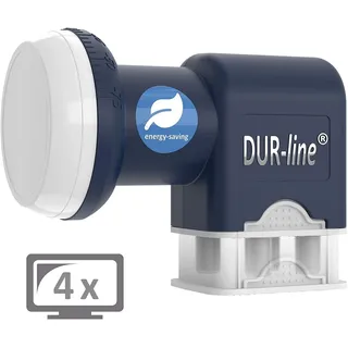 Dur-Line Blue ECO Quad - LNB für 4 Teilnehmer/Sat-Receiver