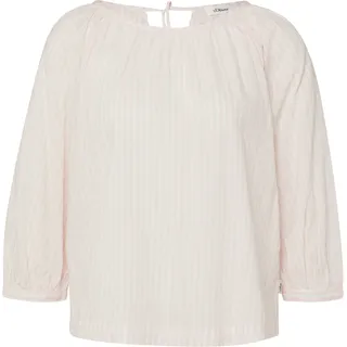 s.Oliver Bluse aus Baumwoll-Viskosemix Rosa 46