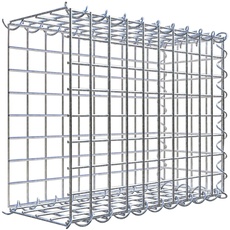 Bild Gabione, silbergrau, Maschenweite 5 cm x 5 cm,