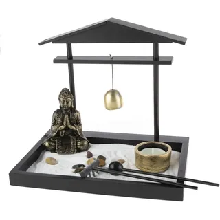 Lachineuse – Zen-Garten, Japanisches Torii-Tor – asiatischer Kerzenhalter – Zen-Dekor – asiatische Atmosphäre – für das Homeoffice – Buddha – japanische Geschenkidee – asiatisches Dekor