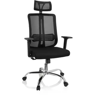HJH Office ZH 200 Stoff Schwarz