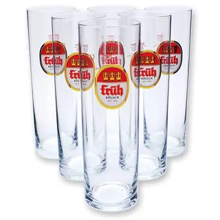 Früh Kölsch Biergläser/Gläser/Stangen Set - 6x 0,2l