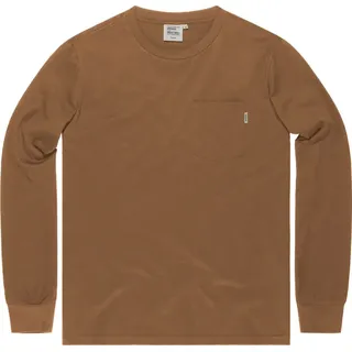 Vintage Industries Grant, T-Shirt langarm - Braun - L