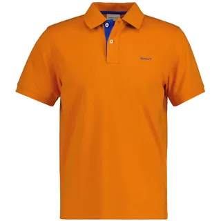 Gant Poloshirt »Poloshirt REGULAR CONTRAST PIQUE RUGGER 1er Pack«, orange