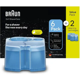 Braun Reinigungskartuschen 3in1 ShaverCare Blau 8 St.
