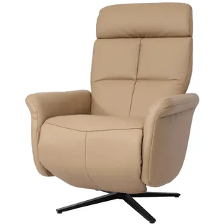 Mendler Relaxsessel HWC-L10 Leder 76 x 110 x 76 cm Braun