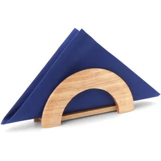 Continenta Serviettenhalter aus Gummibaumholz, Serviettenständer, Größe: 18 x 8,5 x 4,5 cm