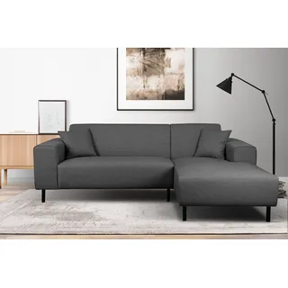 Home Affaire »ARROS L-Form mit Wellenunterfederung, Maße B/T/H: 235/163/81 cm« incl. Zierkissen, mit Recamiere rechts/links bestellbar, auch in Cord,