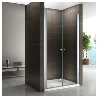 i-flair 85cm - Verstellbereich von 84-88cm, Höhe: 195 cm, Duschabtrennung, aus 6mm Sicherheitsglas mit Nanobeschichtung