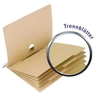 Elba Hängehefter vertic ULTIMATE DIN A4 kfm. Heftung braun