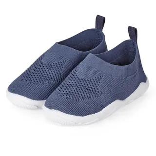 Sterntaler Badeschuhe einfarbig – Baby Aquaschuhe – Unisex Strand Slipper mit flexibler Sohle – schnelltrocknend & leicht - Ideal für Strand & Schwimmbad - Kinder Bademode – Farbe blau, Größe 20