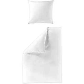 BIERBAUM Bettwäsche Mako-Satin white) 12 135x200+40x80 cm,