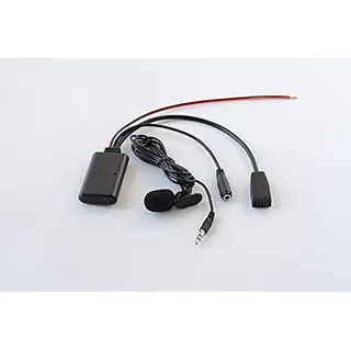 Auto Business CD Bluetooth Musik Audiokabel 10Pin Mikrofon Mikrofon Freisprecheinrichtung Telefonanruf Adapter Kompatibel mit BMW E46 10Pin Buchse