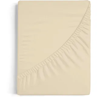Burrito Blanco Spannbettlaken, glatt, A7, für Kinderbett, 60 x 120 cm, Baumwolle und Polyester, Beige