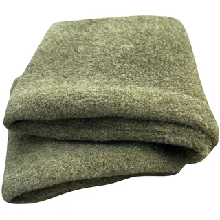 Wollhuhn ÖKO Kinder/Jungen/Mädchen Warmes Stirnband/Haarband Zweilagig Fleece Viele Farben 20250810 (Khaki Thermofleece, Einheitsgröße)