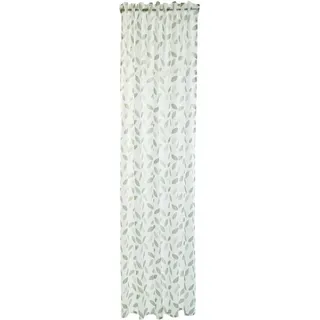 Homing "Keela" verdeckte Schlaufen 1, Stk. tlg. Blätter, floral, Blumen, Wohnzimmer, Schlafzimmer, transparent,